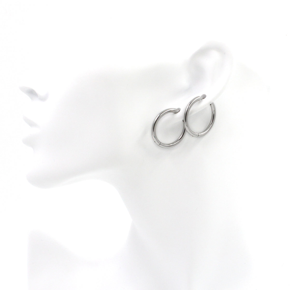 EJEW-P177-P-18 22mm Stainless Steel Hoop Earrings – 40nine-Watches