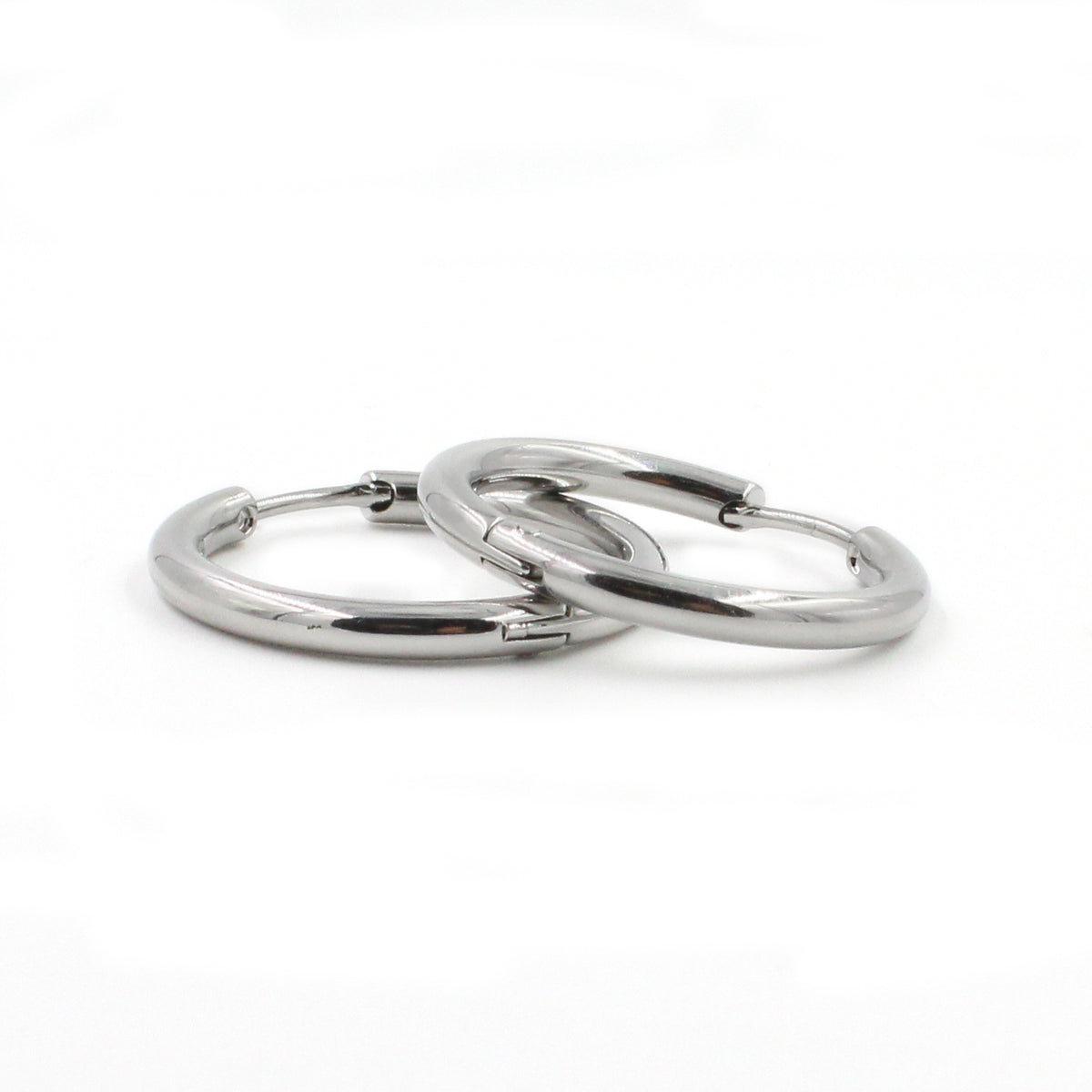 EJEW-P177-P-18 22mm Stainless Steel Hoop Earrings – 40nine-Watches