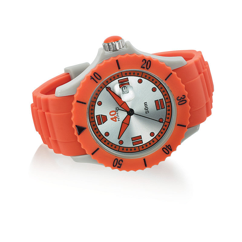 40Nine Extra Large 50mm Orange Watch