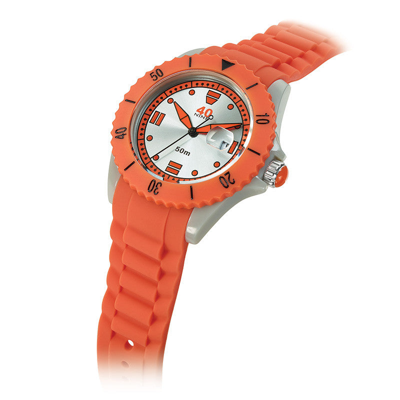 40Nine Large 45mm Orange Watch