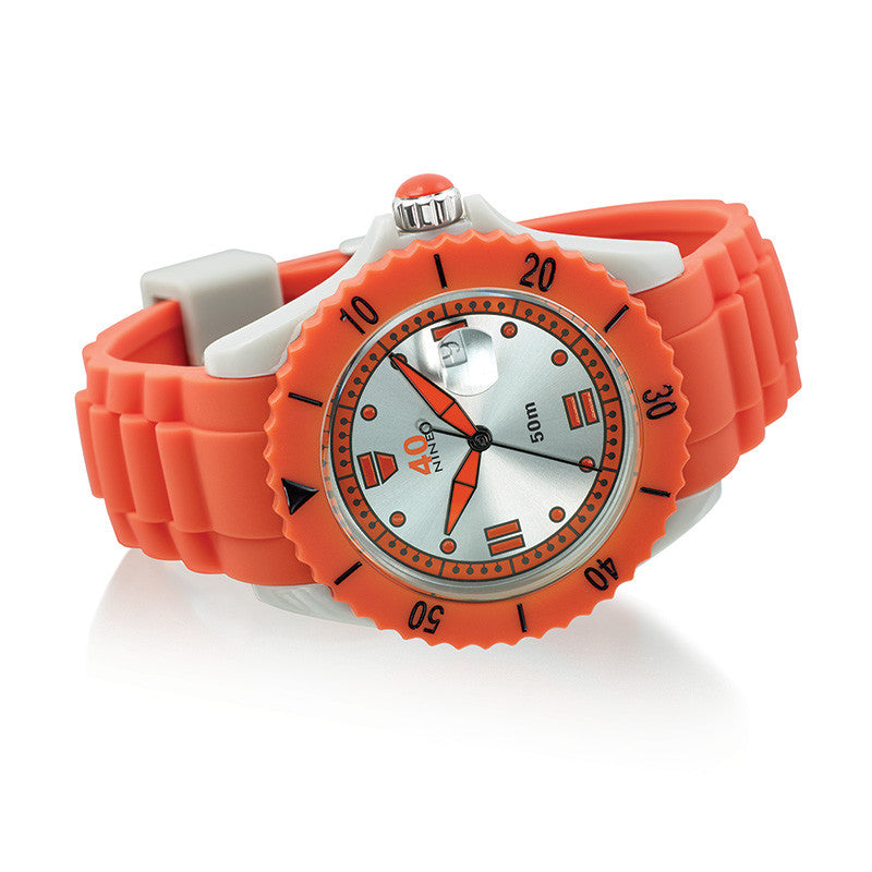 40Nine Large 45mm Orange Watch