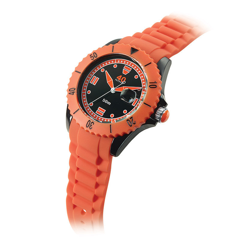 40Nine Large 45mm Orange Watch