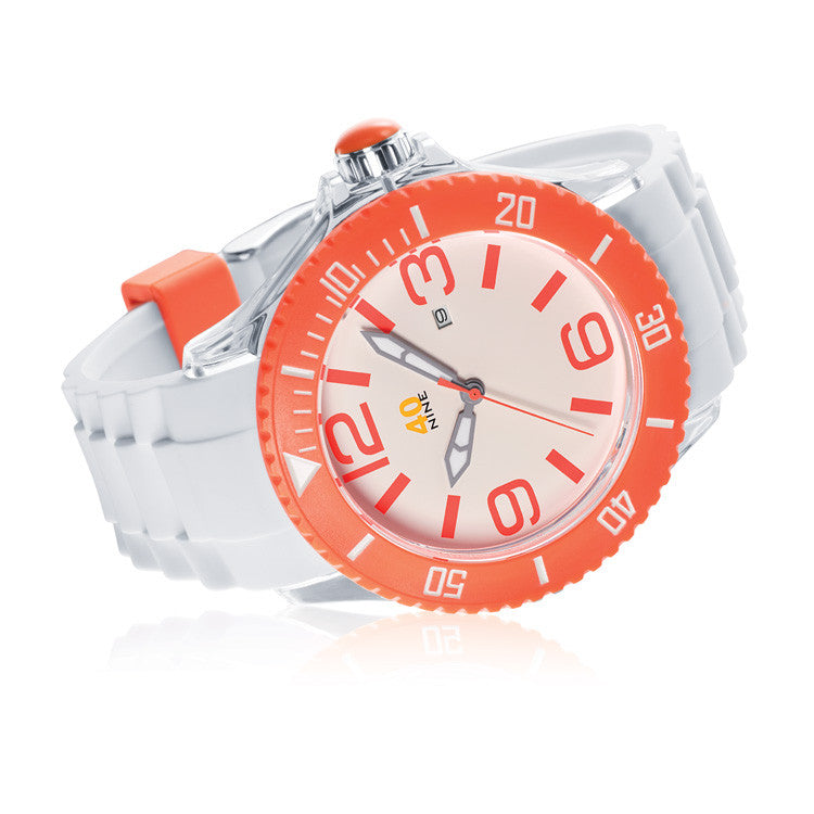 40Nine Extra Large 50mm Orange Watch