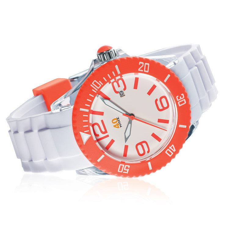 40Nine Large 45mm Orange Watch