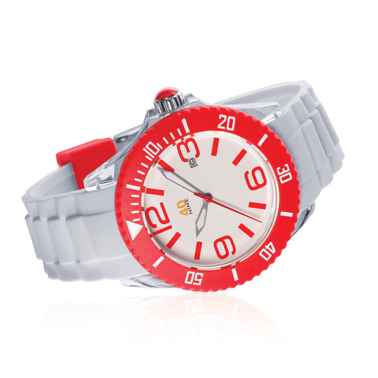 40Nine Large 45mm Red Watch