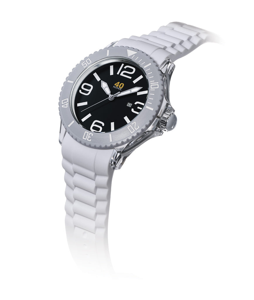 40Nine Extra Large 50mm White Watch